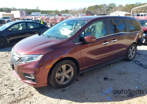 2019 Honda Odyssey Ex-L from USA, damaged, VIN 5FNRL6H79KB129720